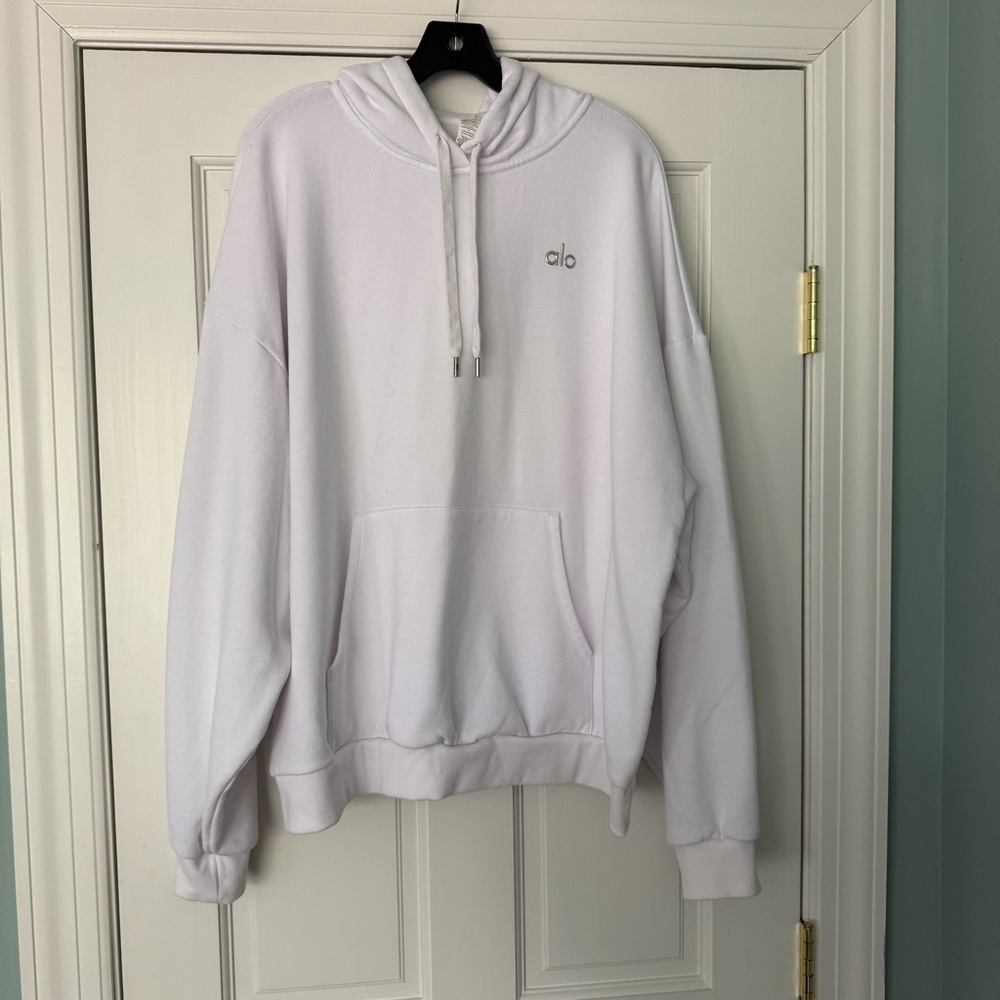 ALO Yoga White Hoodie